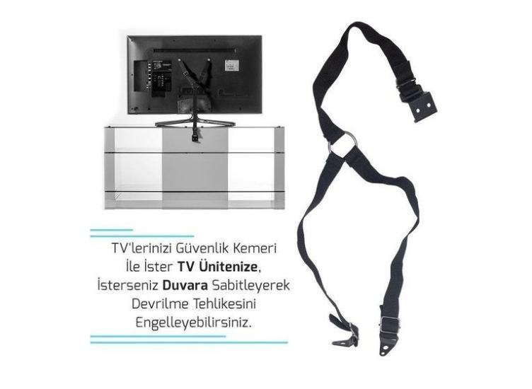 BYCONNERS SAMSUNG 15 -86” Uyumlu  Televizyon Bebek Güvenlik Kemeri